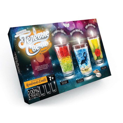 Набір креативної творчості Гелеві свічки, GS-02-01/02