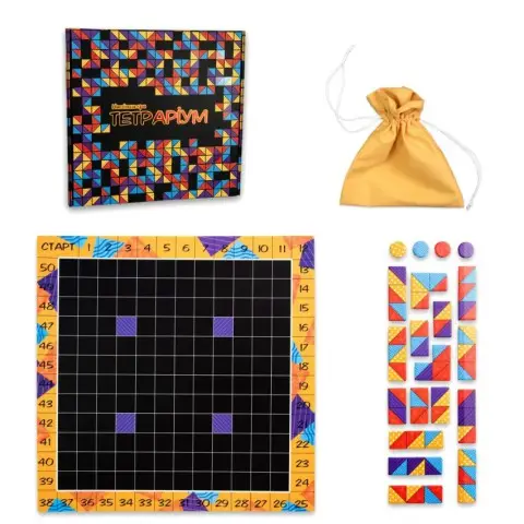 Настільна гра Тетраріум, розважальна, Стратег, 30332 (українською)