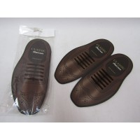 Силіконові антишнурки AntiLaces Classic, коричневі, 30 мм