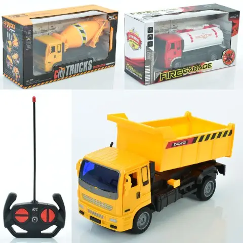 Будтехніка на радіокеруванні, 20 см, 1:24, рухливі деталі, 27.5x14.5x10 см (В асортименті)