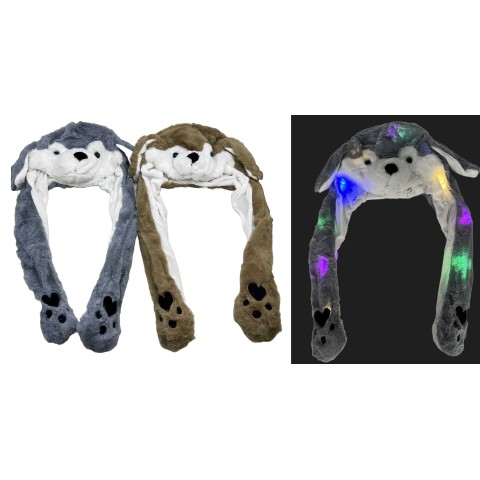 Шапка хутряна Собачка 473-9 зі світловими ефектами (В асортименті)