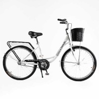 Велосипед міський Corso Travel TL-26309 26" + кошик, одношвидкісний