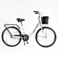 Велосипед міський Corso Travel TL-26309 26" + кошик, одношвидкісний