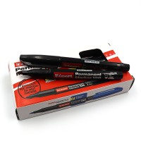 Маркер перманентний Luxor 100, 1-2 мм, чорний, 12 шт. в упаковці