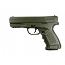 Страйкбольний пістолет Galaxy Glock метал зелений, вага - 560 г G39G