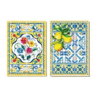 Зошит, А5, 210x148 мм, інтегральна м’яка палітурка, 80 аркушів, клітинка, УФ-лак, дизайн Majolica