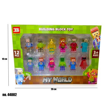 Набір фігурок Майнкрафт, 44002