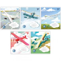 Зошити учнівські 12 аркушів клітинка Yes Антонов, 25 шт. в упаковці