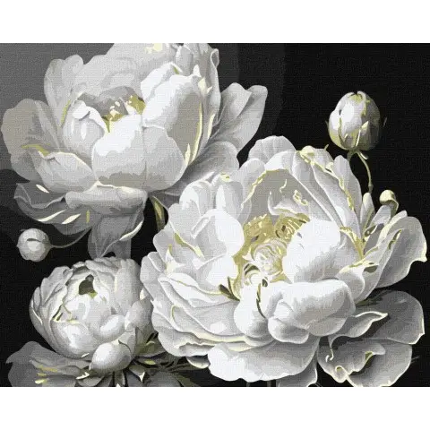 Набір для розпису по номерах Бездоганна краса з фарбами металік 2, 40x50 см, КНО3302