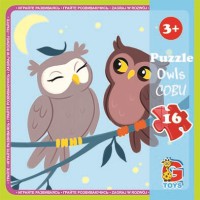 Пазли G-Toys Лісові мешканці, 16 елементів, LR04