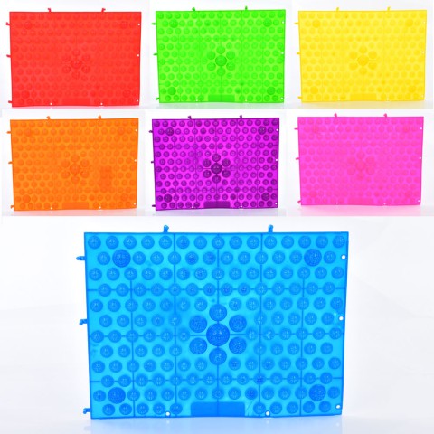 Килимок масажний ортопедичний, TPE, 28.5x38.5 см, 130-140 г, MS2896 (В асортименті)