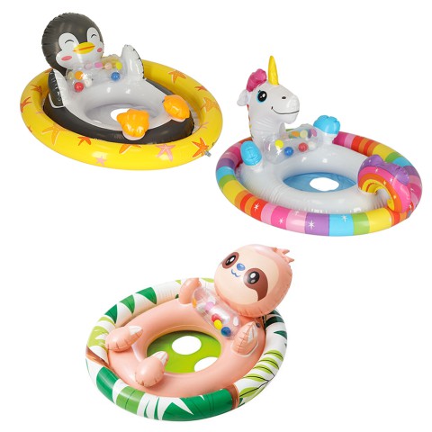 Дитячий надувний плотик Тварини, 81x58 см, 59570