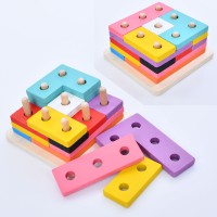 Геометрика дерев'яна 15 деталей MD0809