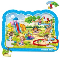 Гра розвиваюча Пазли-вкладинки Дитячий майданчик, Roter Kafer, RK7020-04