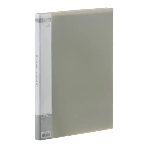 Папка А4 з боковим притиском Jobmax, сірий