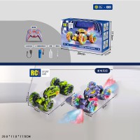 Р/К всюдихід-трюкач twist акумулятор USB музика дим (в асортименті) 1842-2