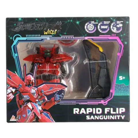 Ігровий набір Screechers Wild! S5 L0.5 Сенгвініті, запускач, машинка-трансформер