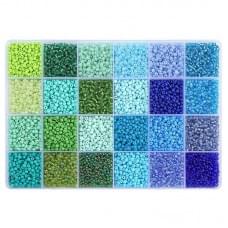 Набір бісеру у пластиковому боксі-органайзері 1199-325