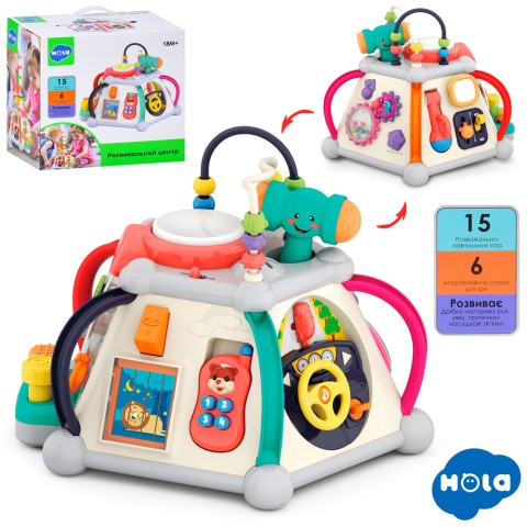 Гра розвиваюча Nola, з музичними та світловими ефектами, тріскачка, лабіринт