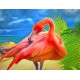 Алмазна мозаїка на підрамнику Фламінго 40×50 см 70847_BGLE