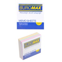 Блок паперу для приміток Зебра, 90x90x30 мм, склеєний