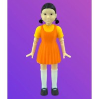 3D Іграшка Герой Гра в Кальмара Му Ґун Хва, 10 см