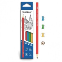 Олівець чорнографітний Acmeliae, HB, шестигранний корпус, 12 шт.