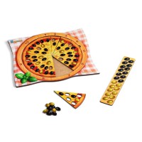Дерев'яний сортер-головоломка (дерев'яна вкладка) "Піцца - рахунок" Ubee ПСФ081