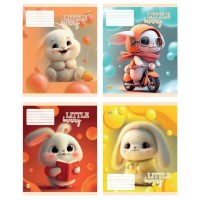 Зошити учнівські 12 аркушів коса лінія 25 штук в упаковці ТЕ43111