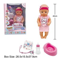 Пупс інтерактивний 40 см ходить на горщик YL2440A-G