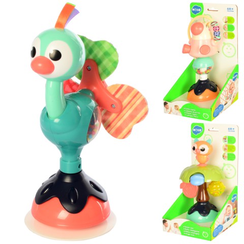 Брязкальце пташка на присосці, 22 см, 13.5x25.5x12.5 см (В асортименті)