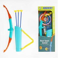 Лук дитячий Archery 60см, 2 стріли з присосками, сагайдак ZY1932