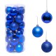 Набір кульок 24 шт D4 см Синій (116207)