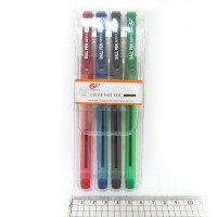 Набір кулькових ручок Tianjiao, 4 кольори