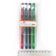 Набір кулькових ручок Tianjiao, 4 кольори