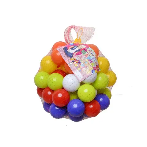 Набір м’яких різнокольорових кульок Kinderway, 60 шт., 02-413