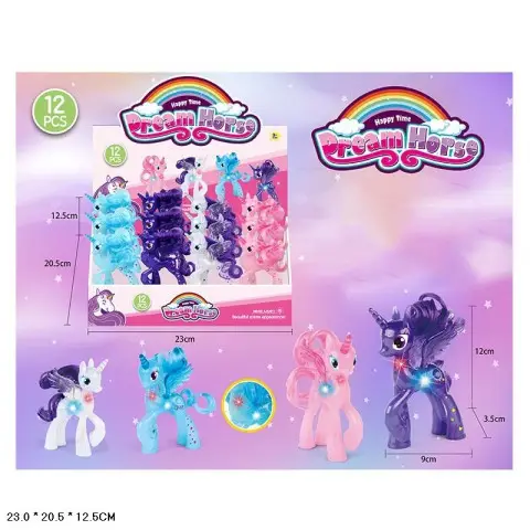 Єдиноріг 3086 з крилами, світло (В асортименті)