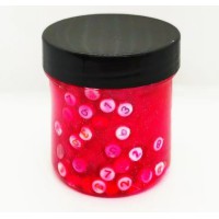 Кришталевий слайм Намистинки перламутровий малиновий 125 г