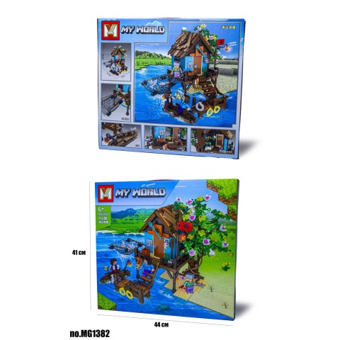 Конструктор Майнкрафт, MG1382, 762+ деталей