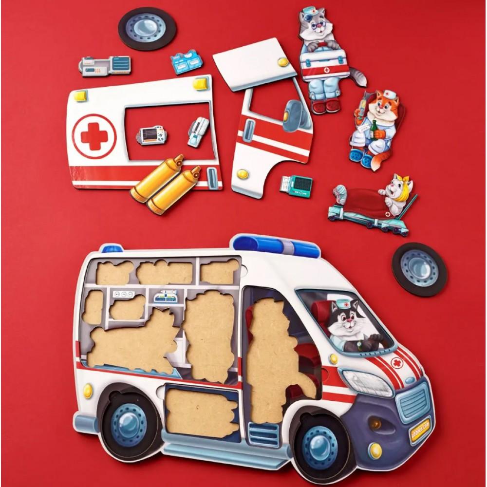 Дерев'яний сортер-головоломка Швидка допомога Ubee ПСФ020