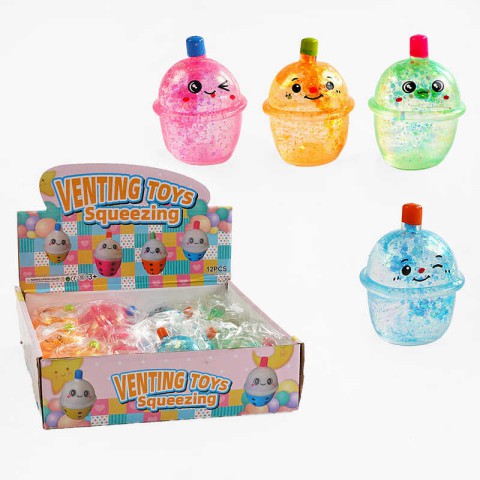 Гра антистрес Коктель, гелеве наповнення, блискітки, C68816