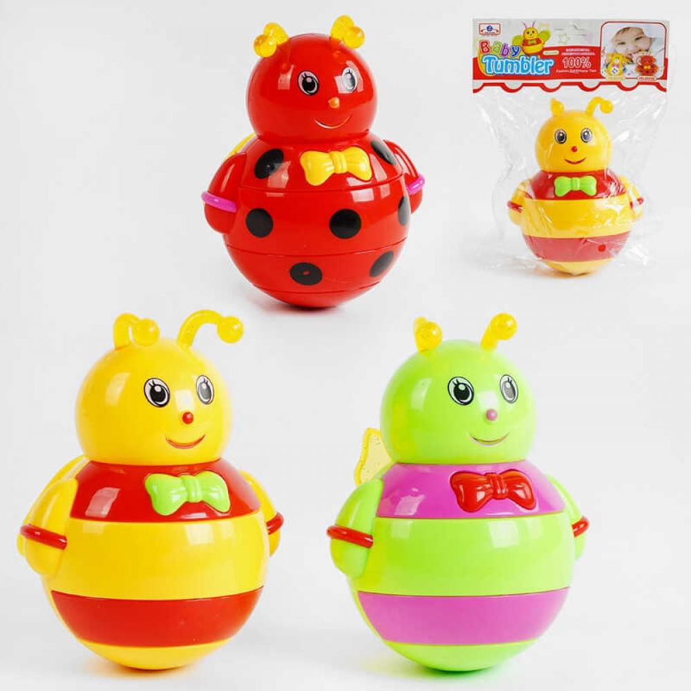 Неваляшка 3 види, комашка, світло, звук, у п/е /72-2/