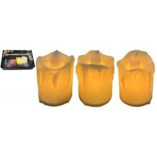 Свічка декор.світлодіодна LED 6*3,8см (пластик) в/в (40*24), ціна за 24 шт. //