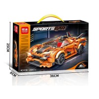 Конструктор Автомобіль 284 деталі гумові шини рухомі елементи K3138