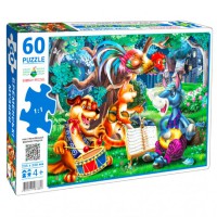 Пазли Енергія+ Брати Грімм. Бременські музиканти, 60 елементів