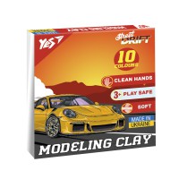 Пластилін Yes Drift King, 10 кольорів, 200 г