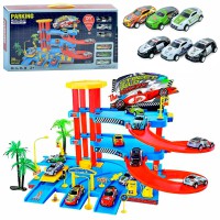 Гараж з набором машинок, 48.5x28x7 см, 7158-7