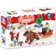 Конструктор Дід Мороз сани ялинка подарунки 245 деталей 123-495