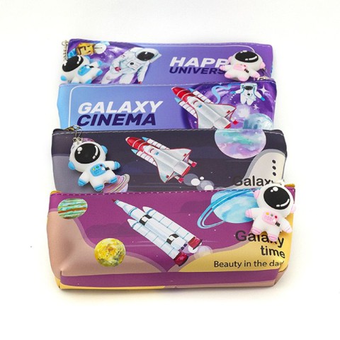 Пенал із брелоком Космонавт, PVC (В асортименті)