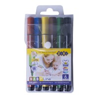 Фломастери, 6 кольорів, Jumbo